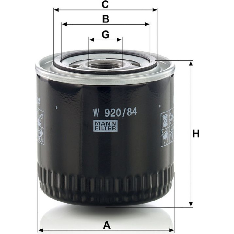 Ölfilter W 920/84 Ölfilter W 920/84