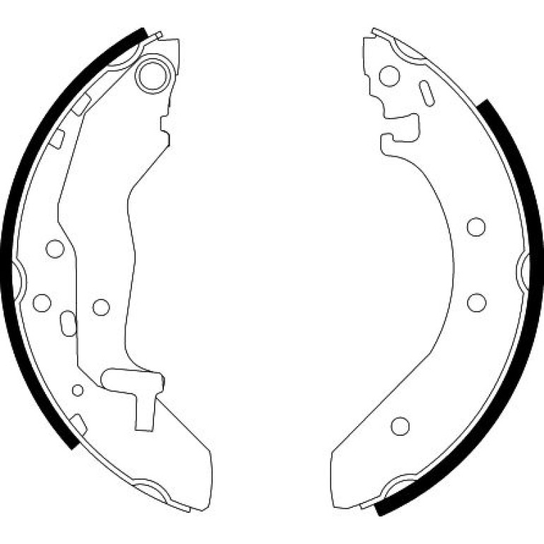 Bremsbackensatz 8DB 355 001-321 Bremsbackensatz 8DB 355 001-321