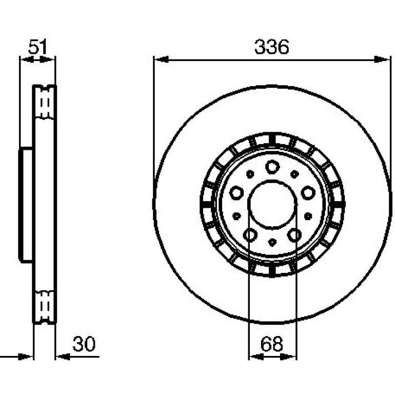 Bremsscheibe 0 986 479 202 Bremsscheibe 0 986 479 202