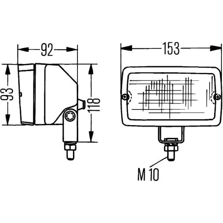 Arbeitsscheinwerfer 1GA 005 060-041