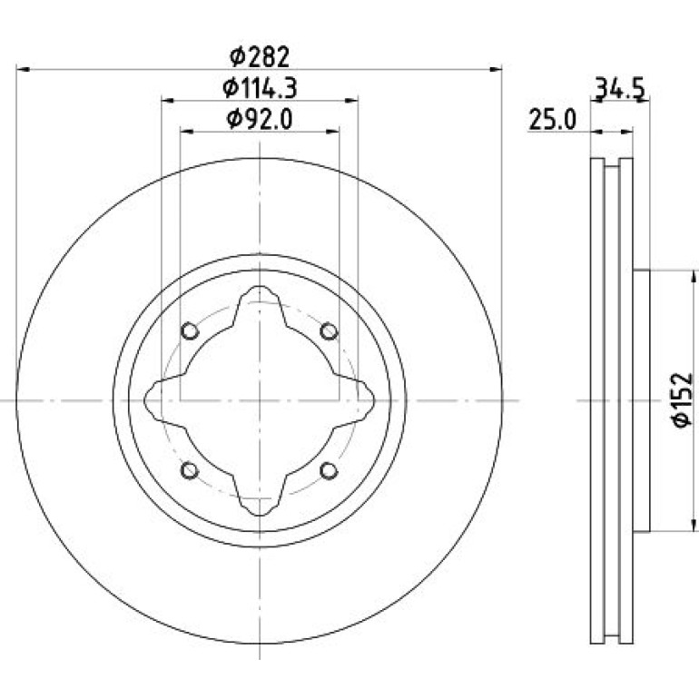 Bremsscheibe 8DD 355 104-971