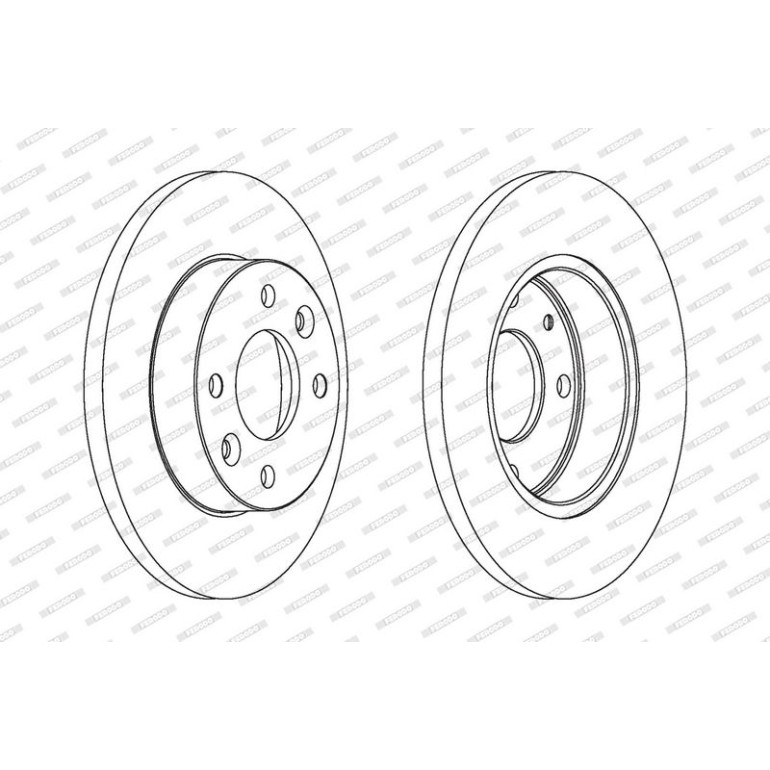 Bremsscheibe DDF055C