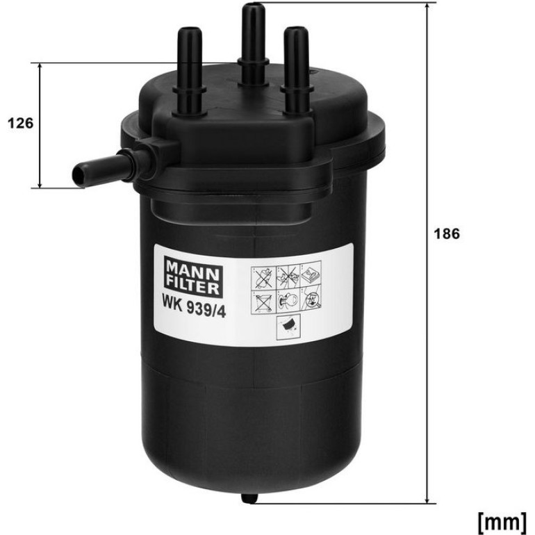 Kraftstofffilter WK 939/4 Kraftstofffilter WK 939/4