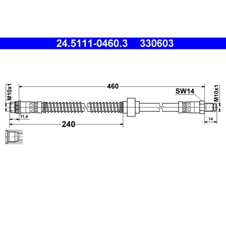 Bremsschlauch 24.5111-0460.3 Bremsschlauch 24.5111-0460.3
