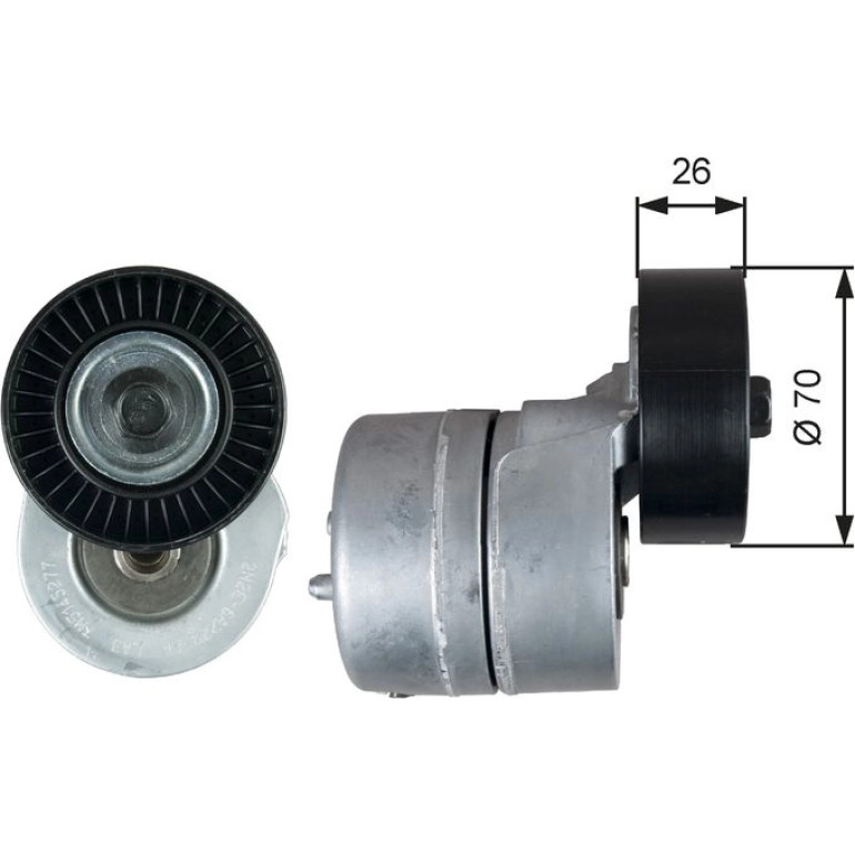 Spannrolle, Keilrippenriemen T39353 Spannrolle, Keilrippenriemen T39353
