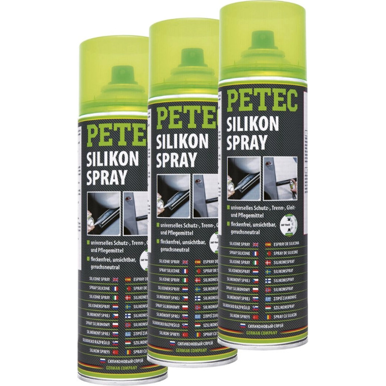 PETEC 70850 SILIKONSPRAY SILIKON SPRAY TRENNMITTEL SILICON IMPRÄGNIERT 500mL PETEC 70850 SILIKONSPRAY SILIKON SPRAY TRENNMITTEL SILICON IMPRÄGNIERT 500mL