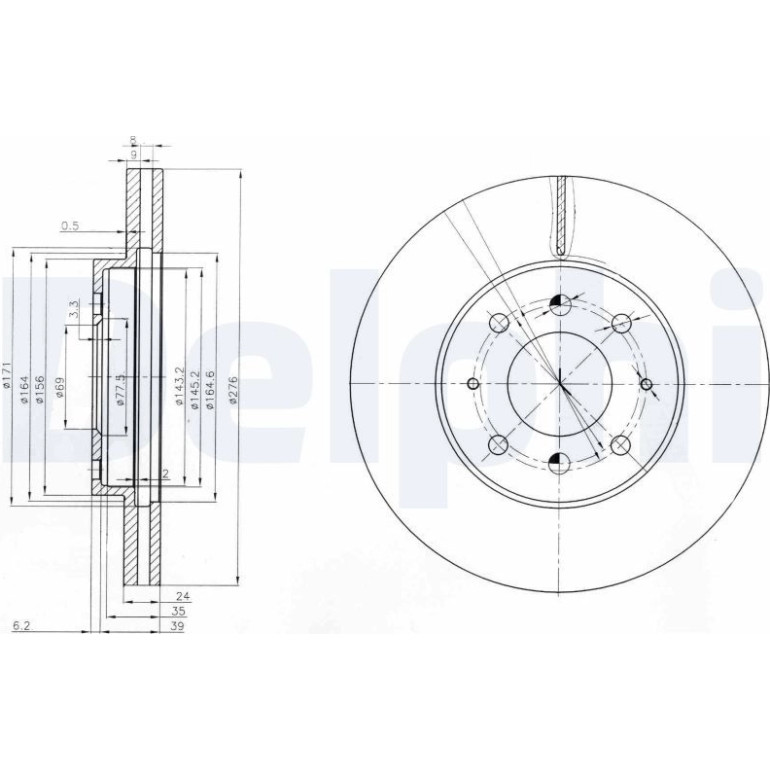 Bremsscheibe BG3810 Bremsscheibe BG3810