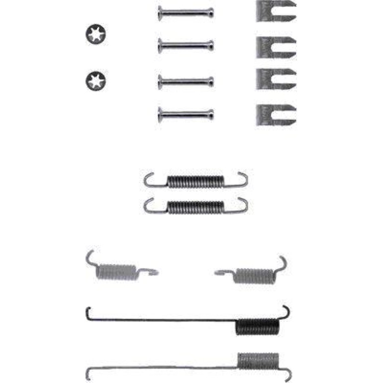 Zubehörsatz, Bremsbacken 8DZ 355 200-331 Zubehörsatz, Bremsbacken 8DZ 355 200-331