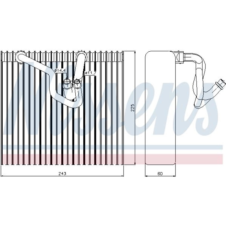 Verdampfer, Klimaanlage 92187 Verdampfer, Klimaanlage 92187