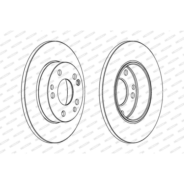 Bremsscheibe DDF053C Bremsscheibe DDF053C