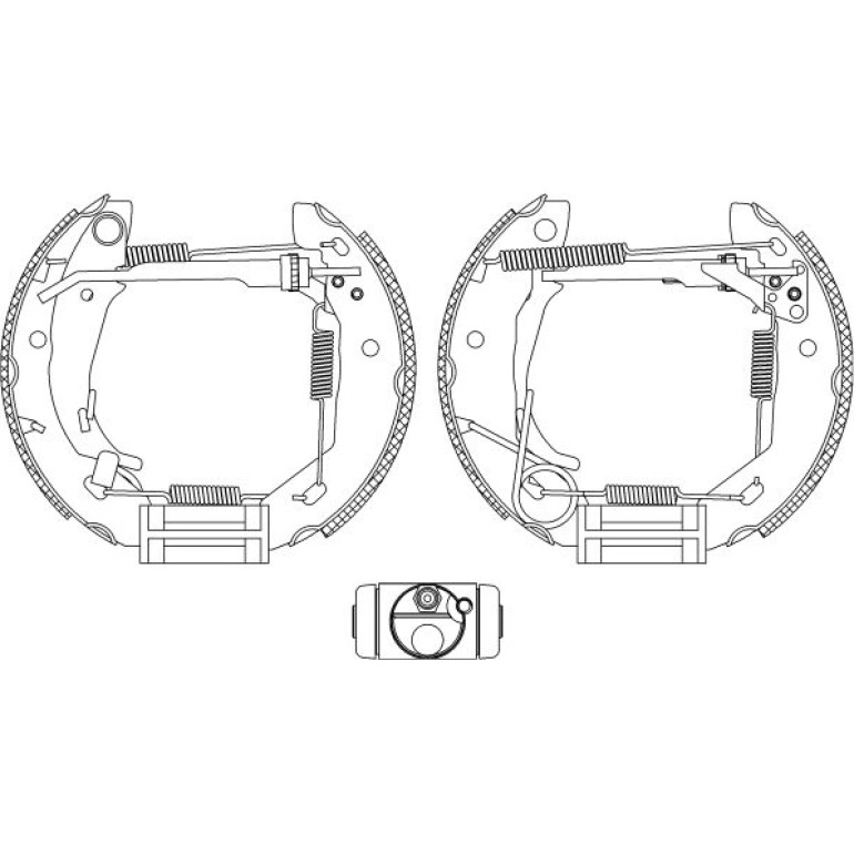 Bremsbackensatz 8DB 355 004-521 Bremsbackensatz 8DB 355 004-521