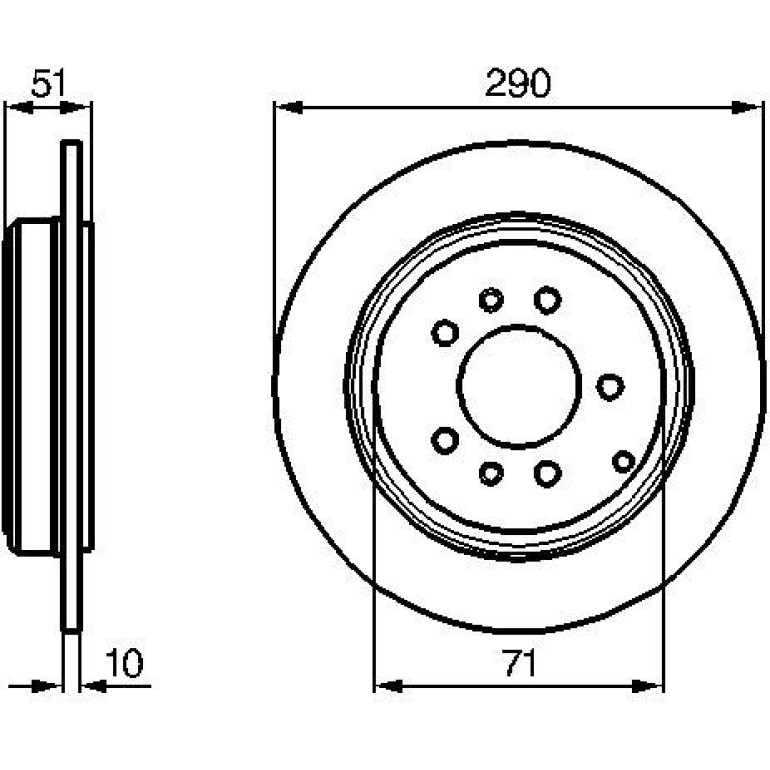 Bremsscheibe 0 986 478 733 Bremsscheibe 0 986 478 733