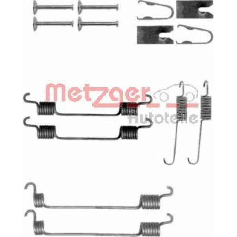 Zubehörsatz, Bremsbacken 105-0797 Zubehörsatz, Bremsbacken 105-0797