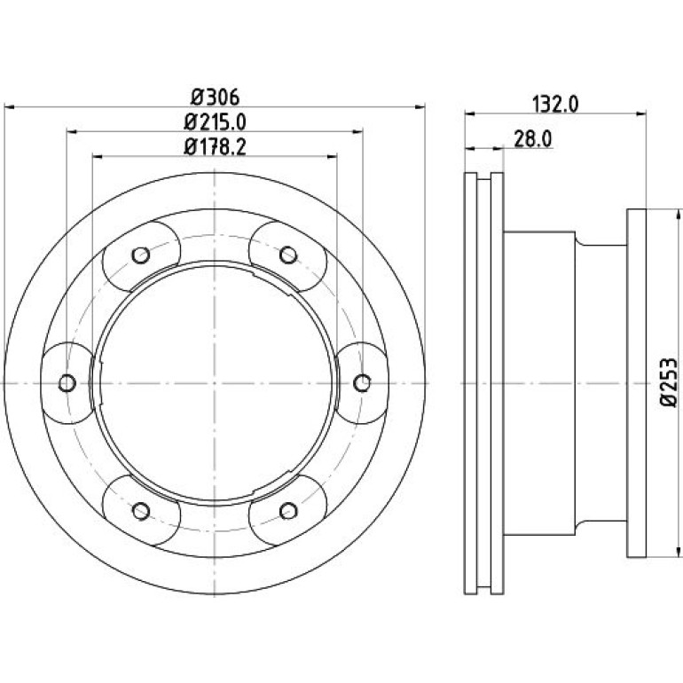 Bremsscheibe 8DD 355 115-551