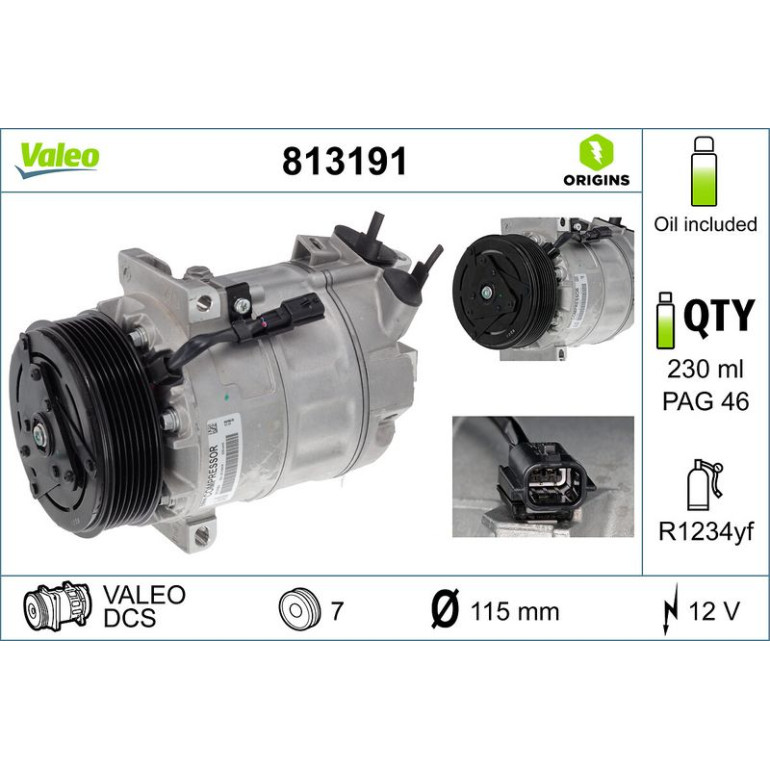 Kompressor, Klimaanlage 813191