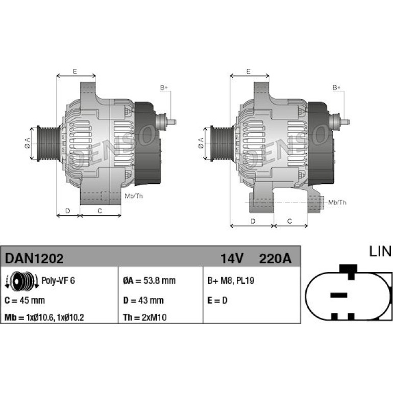 Generator DAN1202 Generator DAN1202