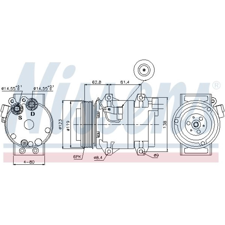 Kompressor, Klimaanlage 89070
