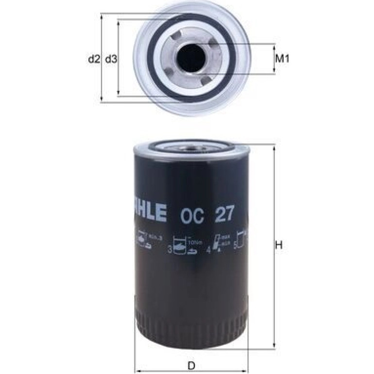 Ölfilter OC 27