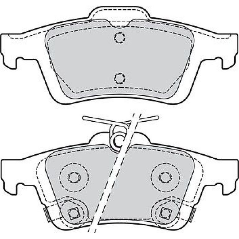 Bremsbelagsatz, Scheibenbremse 601709 Bremsbelagsatz, Scheibenbremse 601709
