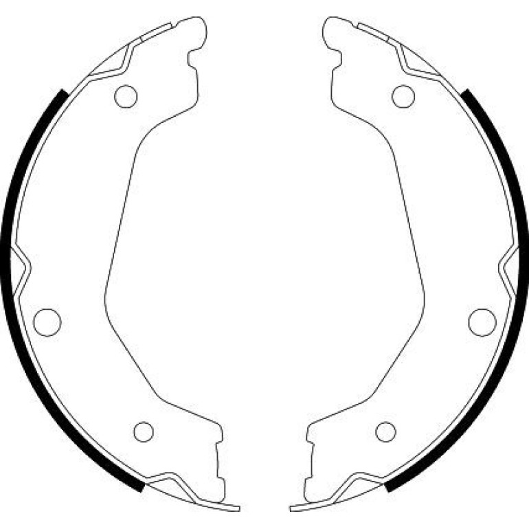 Bremsbackensatz, Feststellbremse 8DA 355 050-681