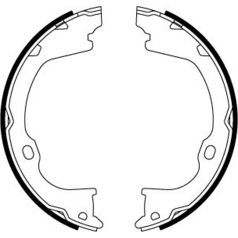 Bremsbackensatz, Feststellbremse GS8819