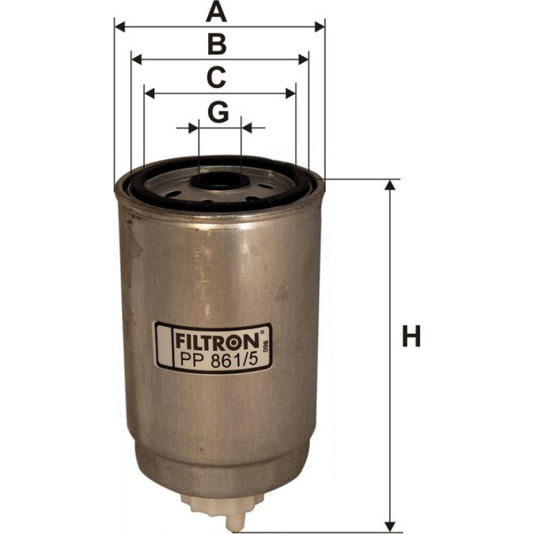 Kraftstofffilter PP 861/5 Kraftstofffilter PP 861/5