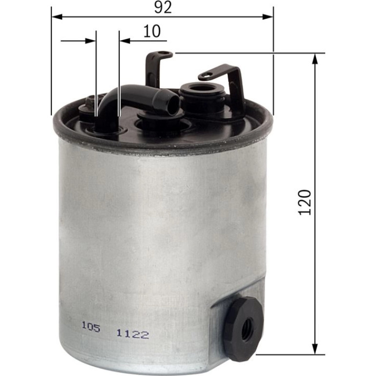 Kraftstofffilter F 026 402 044