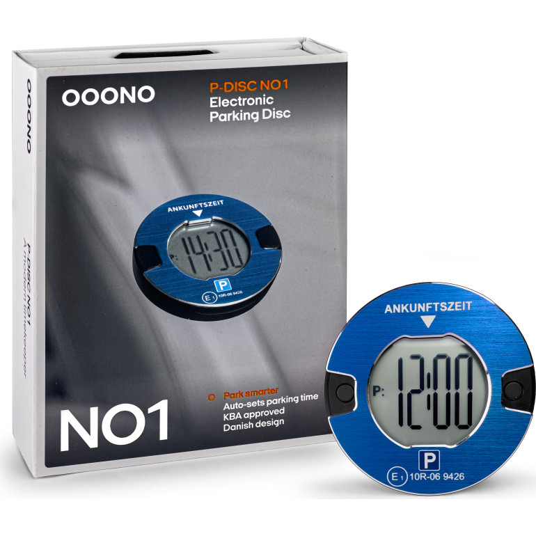 OOONO | elektr. Parkscheibe blau | P-DISC NO1 OOONO | elektr. Parkscheibe blau | P-DISC NO1