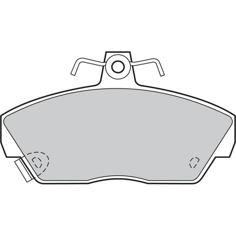 Bremsbelagsatz, Scheibenbremse 598019 Bremsbelagsatz, Scheibenbremse 598019