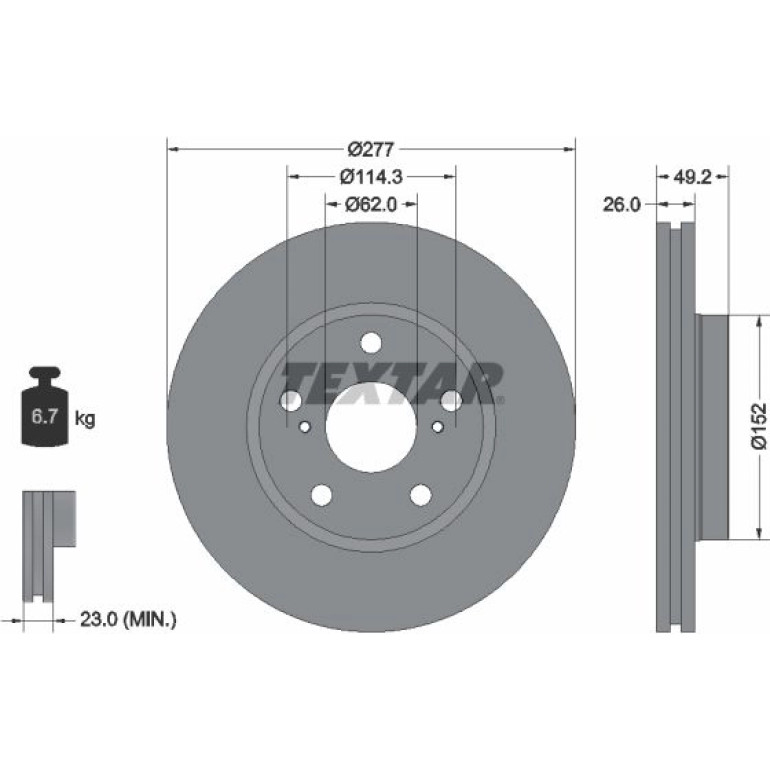 Bremsscheibe 92257703 Bremsscheibe 92257703