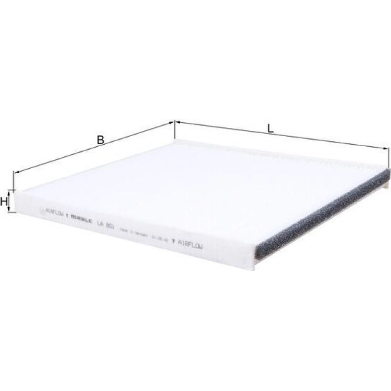 Filter, Innenraumluft LA 851 Filter, Innenraumluft LA 851