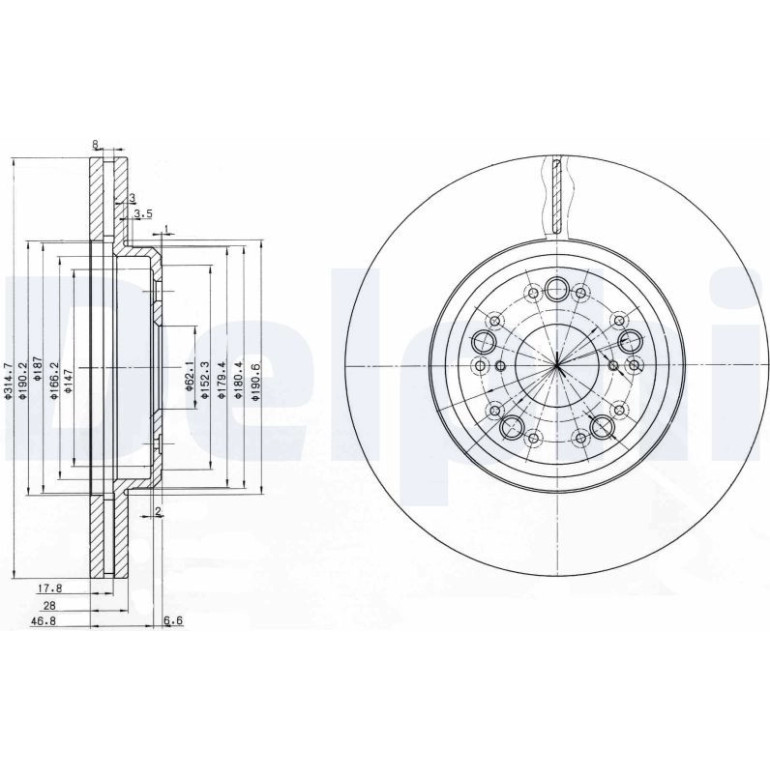 Bremsscheibe BG3616 Bremsscheibe BG3616