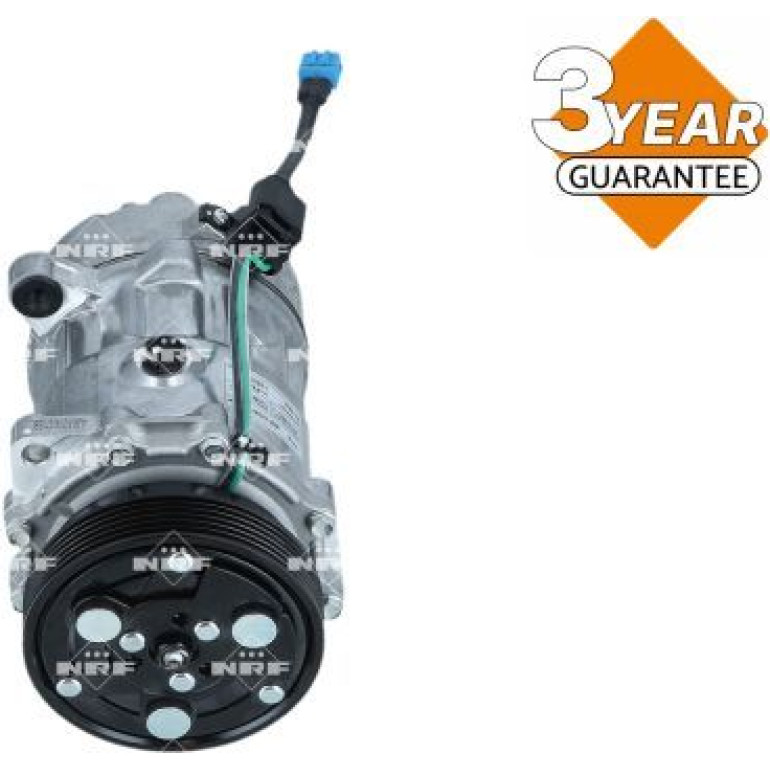 NRF EASY FIT 32064 Klimakompressor SD7V16 WITH ADAPTER, 12V, PAG 46, mit PAG-Kompressoröl, mit Dichtring NRF EASY FIT 32064 Klimakompressor SD7V16 WITH ADAPTER, 12V, PAG 46, mit PAG-Kompressoröl, mit Dichtring
