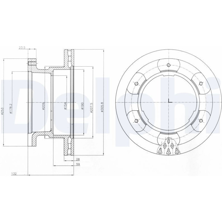 Bremsscheibe BG9069 Bremsscheibe BG9069