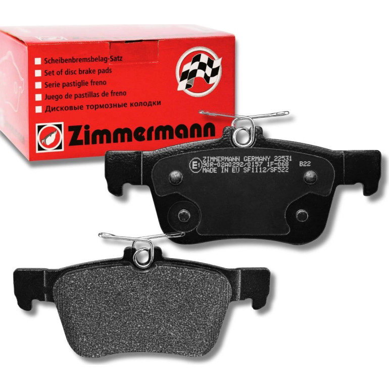 ZIMMERMANN 22531.160.1 Bremsbeläge ZIMMERMANN 22531.160.1 Bremsbeläge
