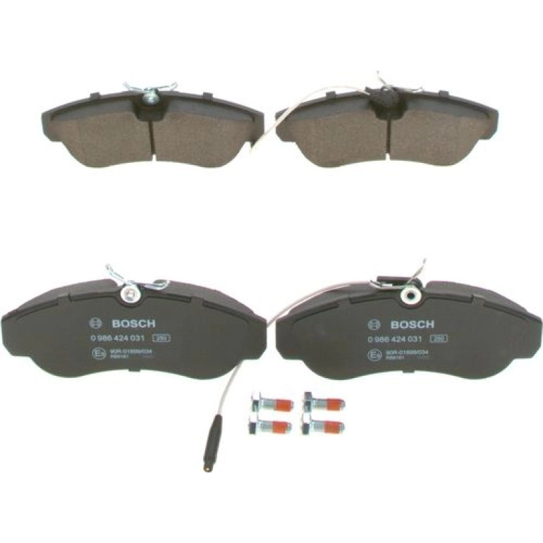 Bremsbelagsatz, Scheibenbremse 0 986 424 031 Bremsbelagsatz, Scheibenbremse 0 986 424 031