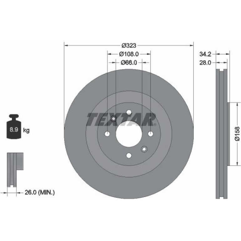 Bremsscheibe 92267103