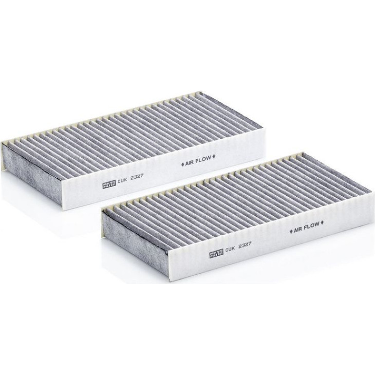 MANN-FILTER CUK 2327-2 Innenraumfilter, Aktivkohlefilter MANN-FILTER CUK 2327-2 Innenraumfilter, Aktivkohlefilter