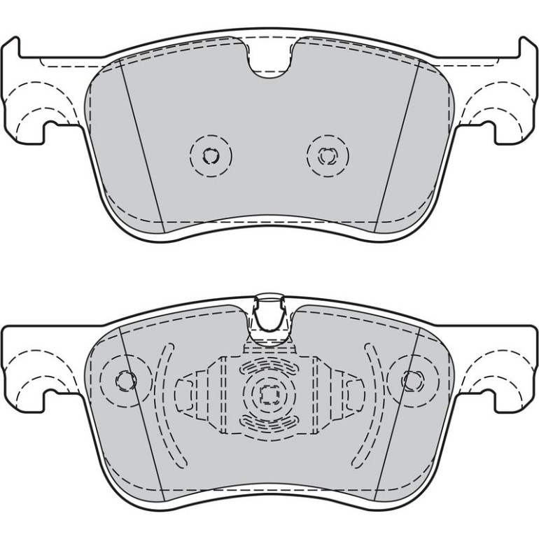 Bremsbelagsatz, Scheibenbremse 601410