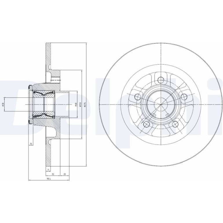 Bremsscheibe BG9113RSC