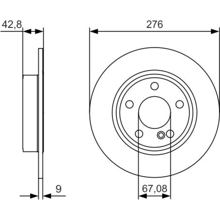 Bremsscheibe 0 986 479 A03 Bremsscheibe 0 986 479 A03