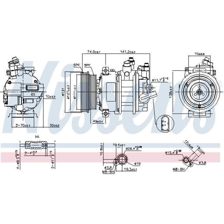 Kompressor, Klimaanlage 89421 Kompressor, Klimaanlage 89421