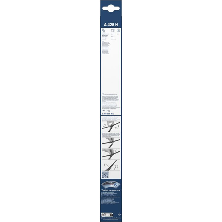 BOSCH A 425 H Scheibenwischer Rear Aerotwin 3 397 008 051 BOSCH A 425 H Scheibenwischer Rear Aerotwin 3 397 008 051