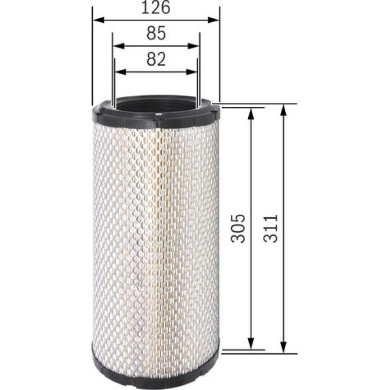 BOSCH F 026 400 318 Luftfilter BOSCH F 026 400 318 Luftfilter