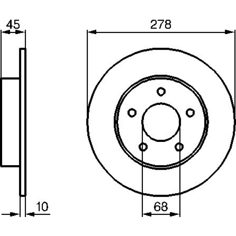 Bremsscheibe 0 986 479 B64 Bremsscheibe 0 986 479 B64
