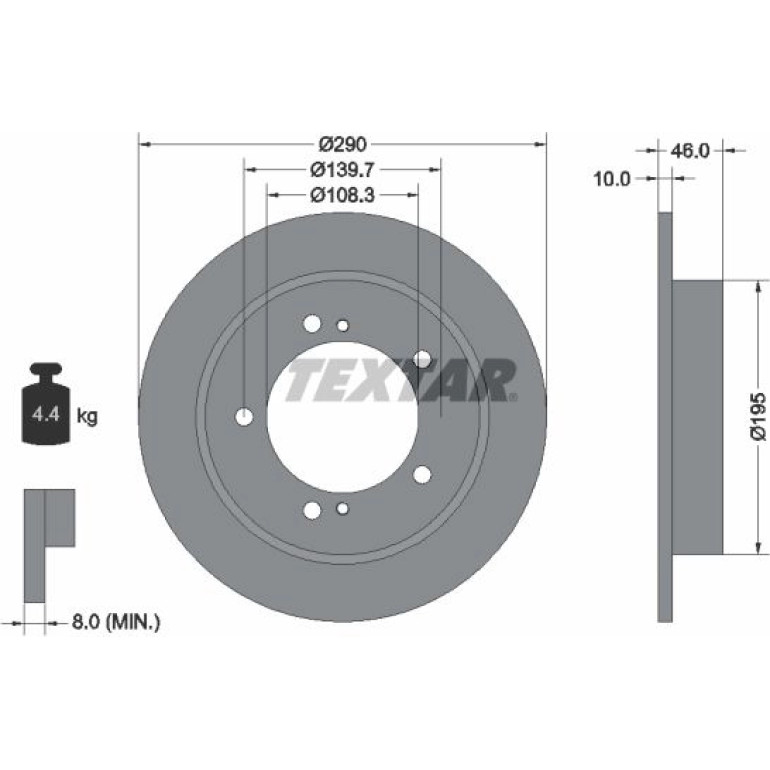 Bremsscheibe 92237300 Bremsscheibe 92237300