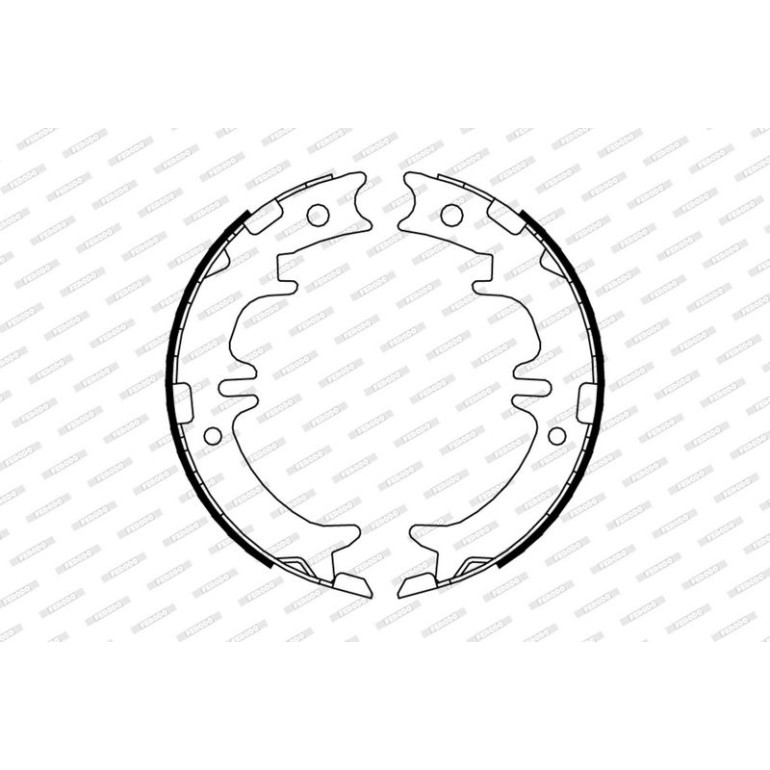 Bremsbackensatz, Feststellbremse FSB674 Bremsbackensatz, Feststellbremse FSB674