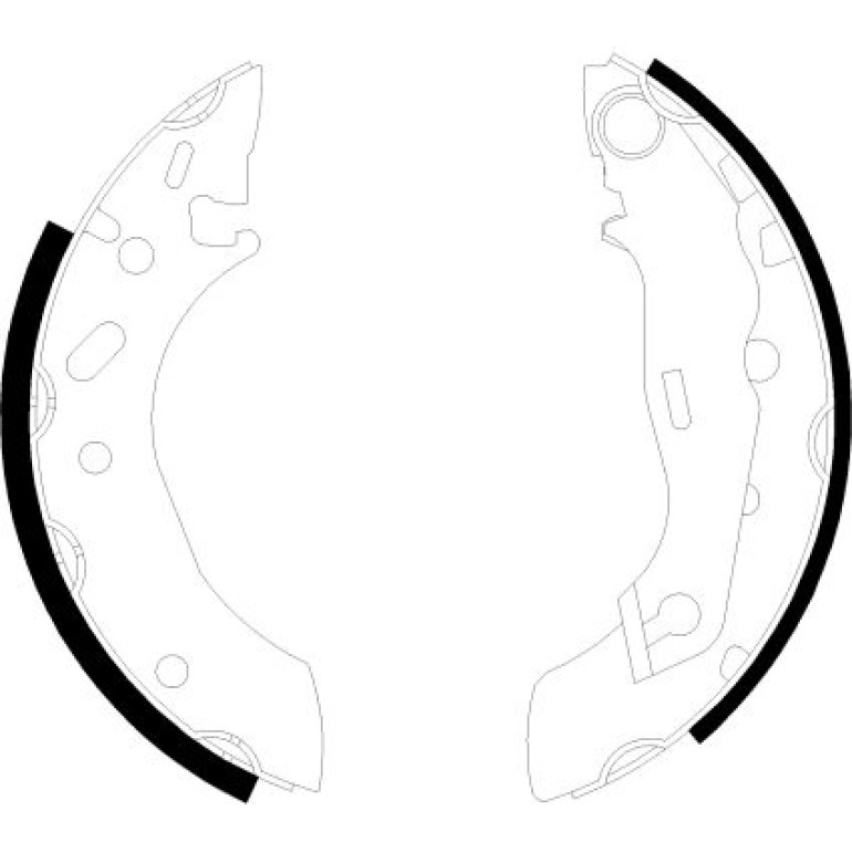 Bremsbackensatz 8DB 355 001-731