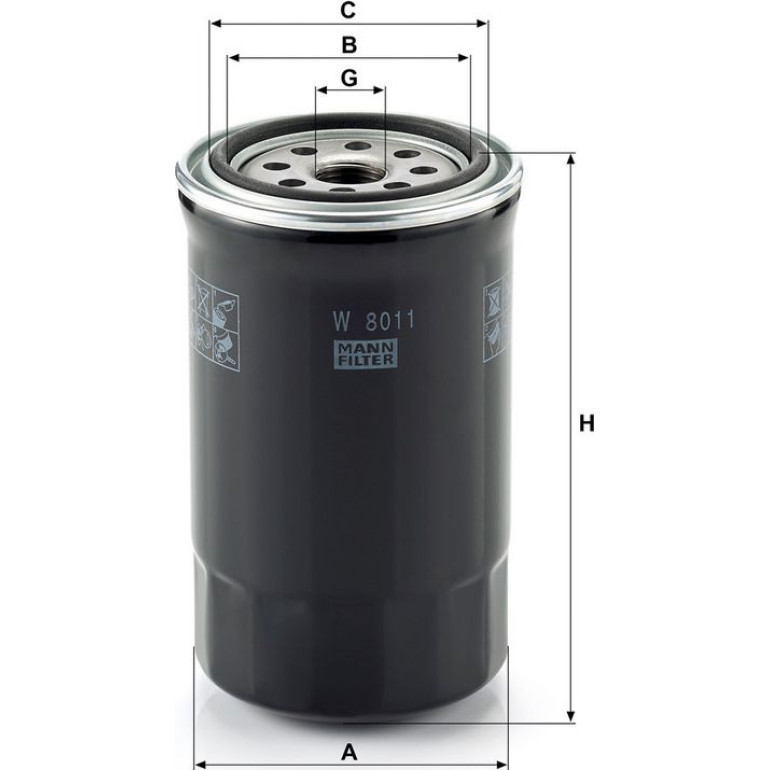 Ölfilter W 8011 Ölfilter W 8011