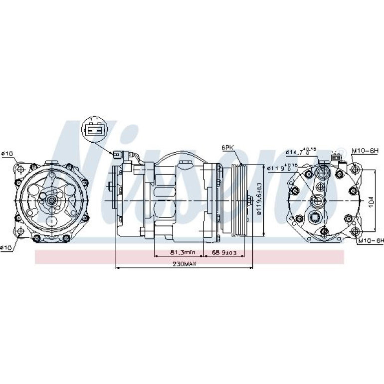 Kompressor, Klimaanlage 89040 Kompressor, Klimaanlage 89040